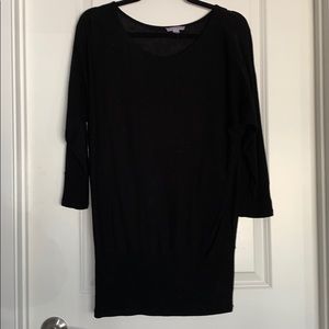 Scoop neck 3/4 length sweater